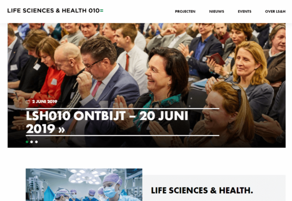 Website Rotterdam Life Science & Health online